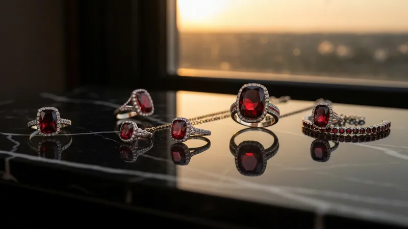 Bijoux en grenat : styles et tendances