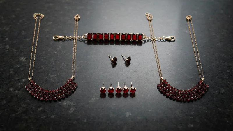 Tendances actuelles en bijoux en grenat
